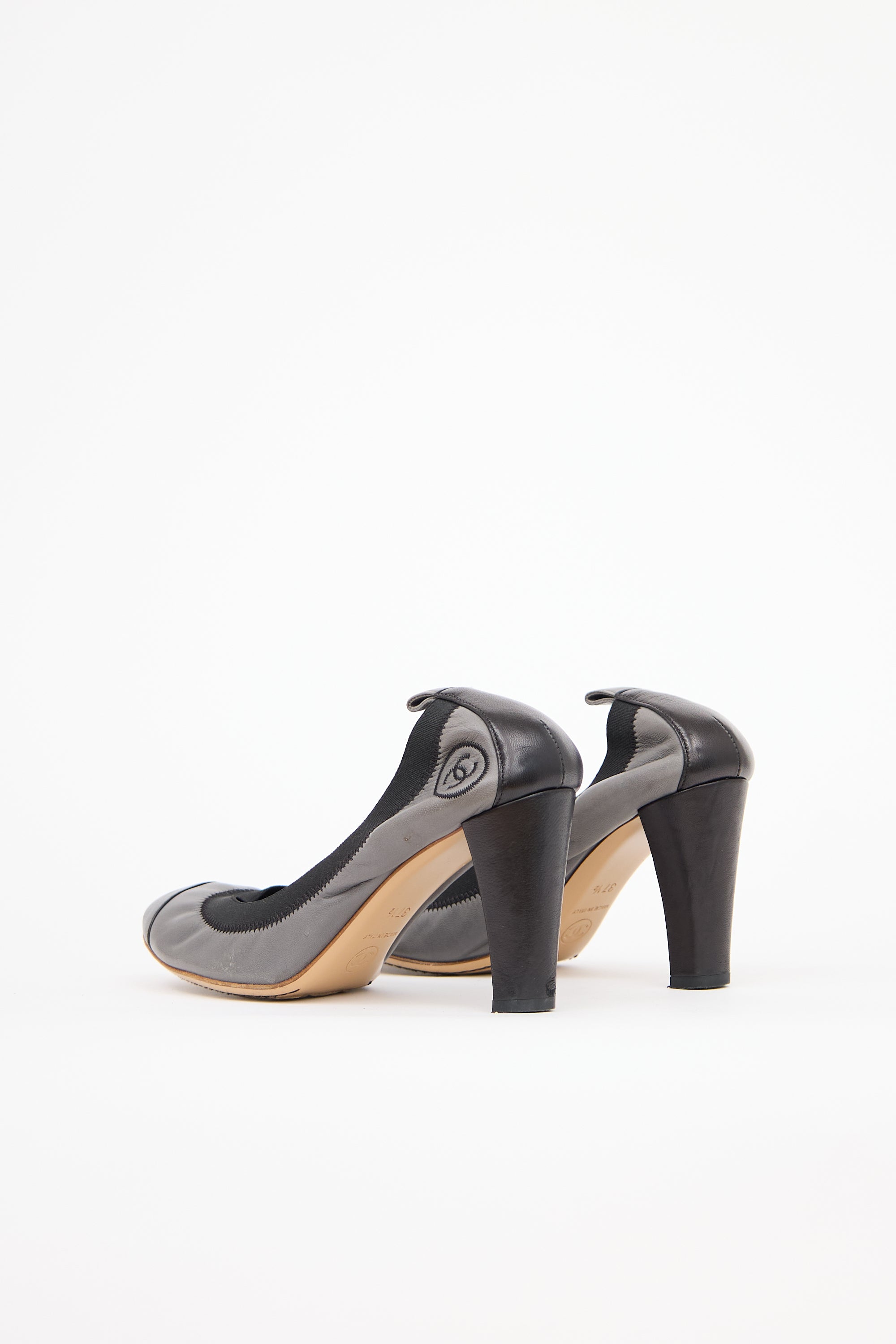 Chanel Leather CC Pump