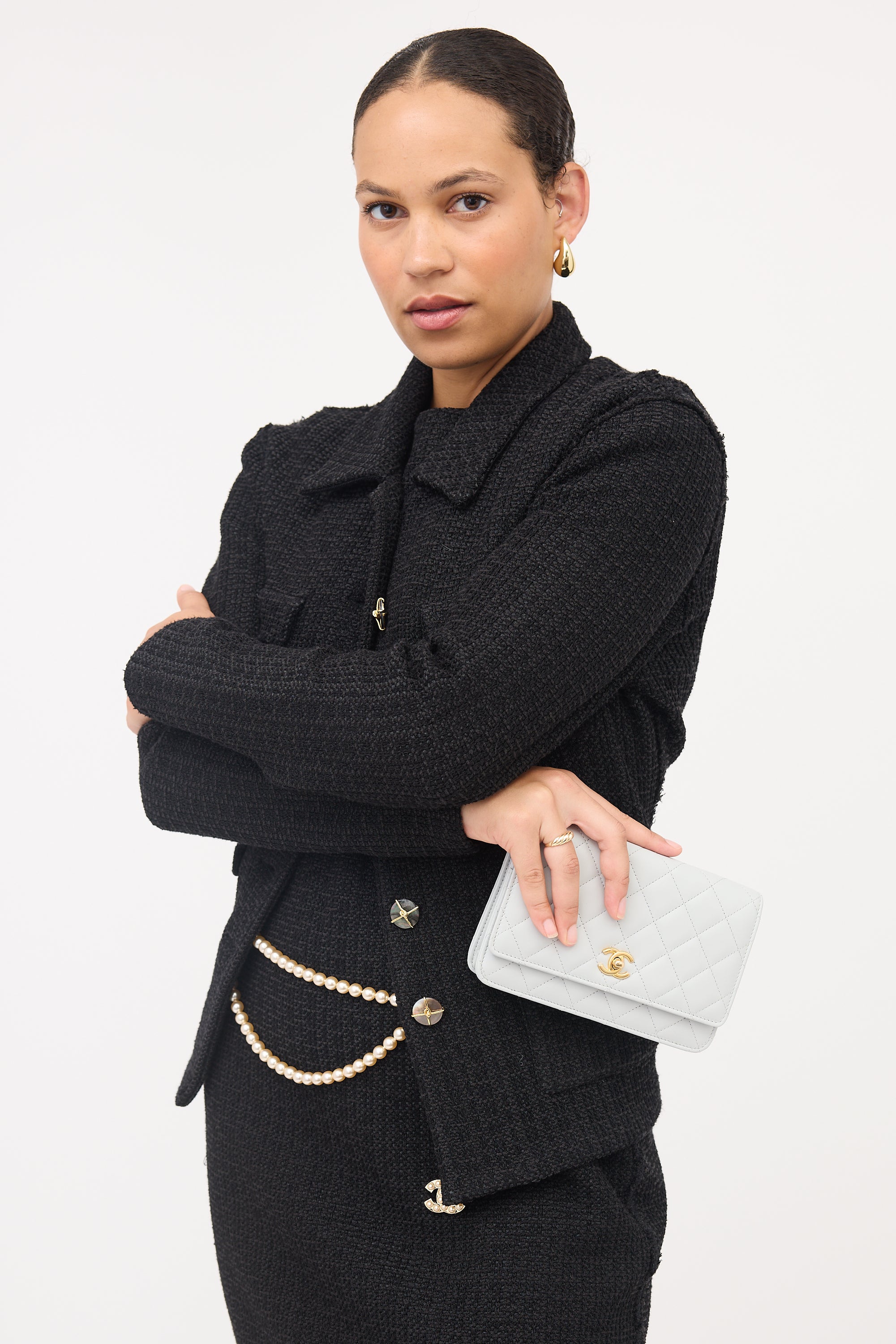 Chanel Leather Wallet On Chain Bag