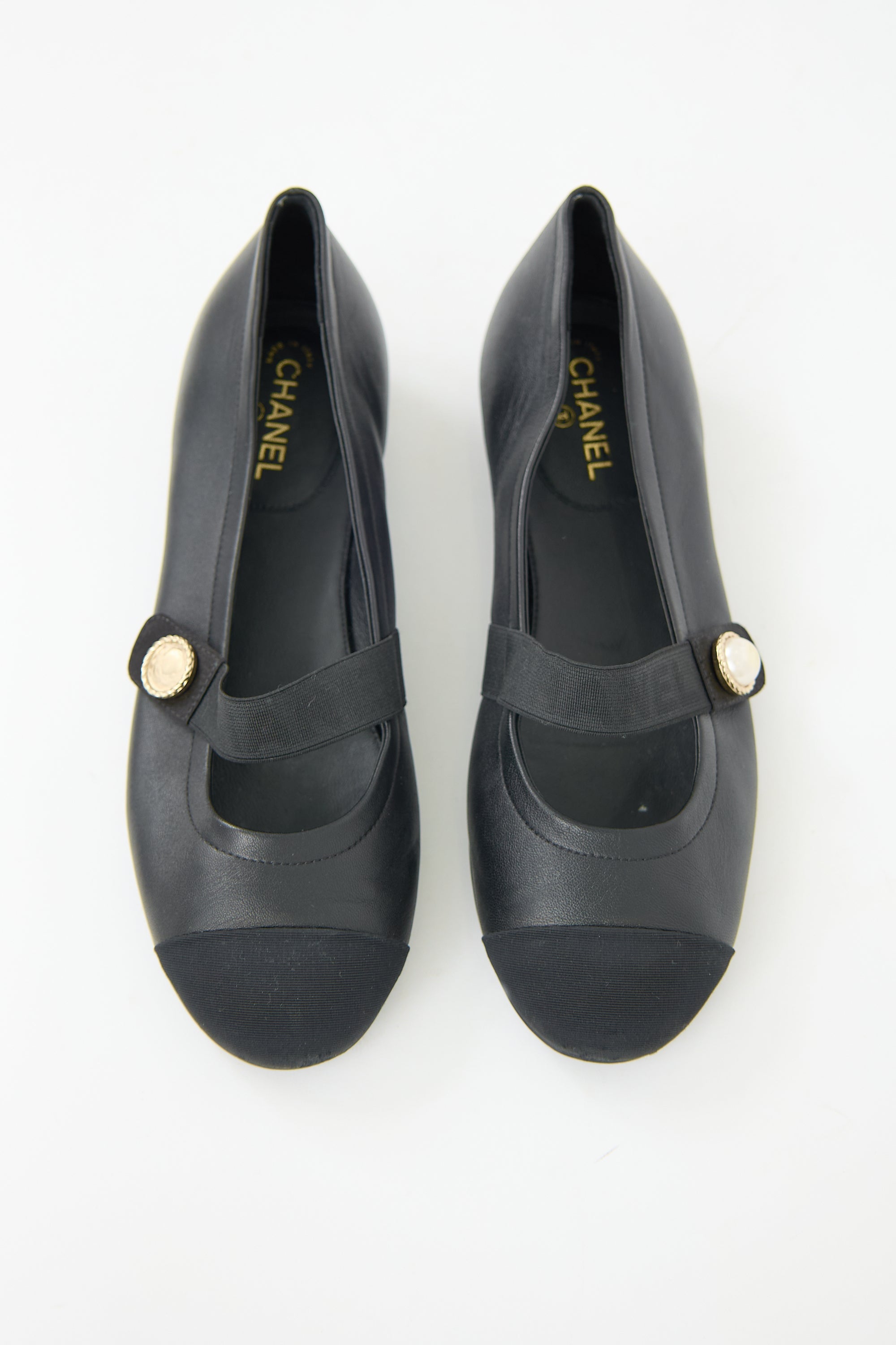 Chanel Leather Mary Jane Flat