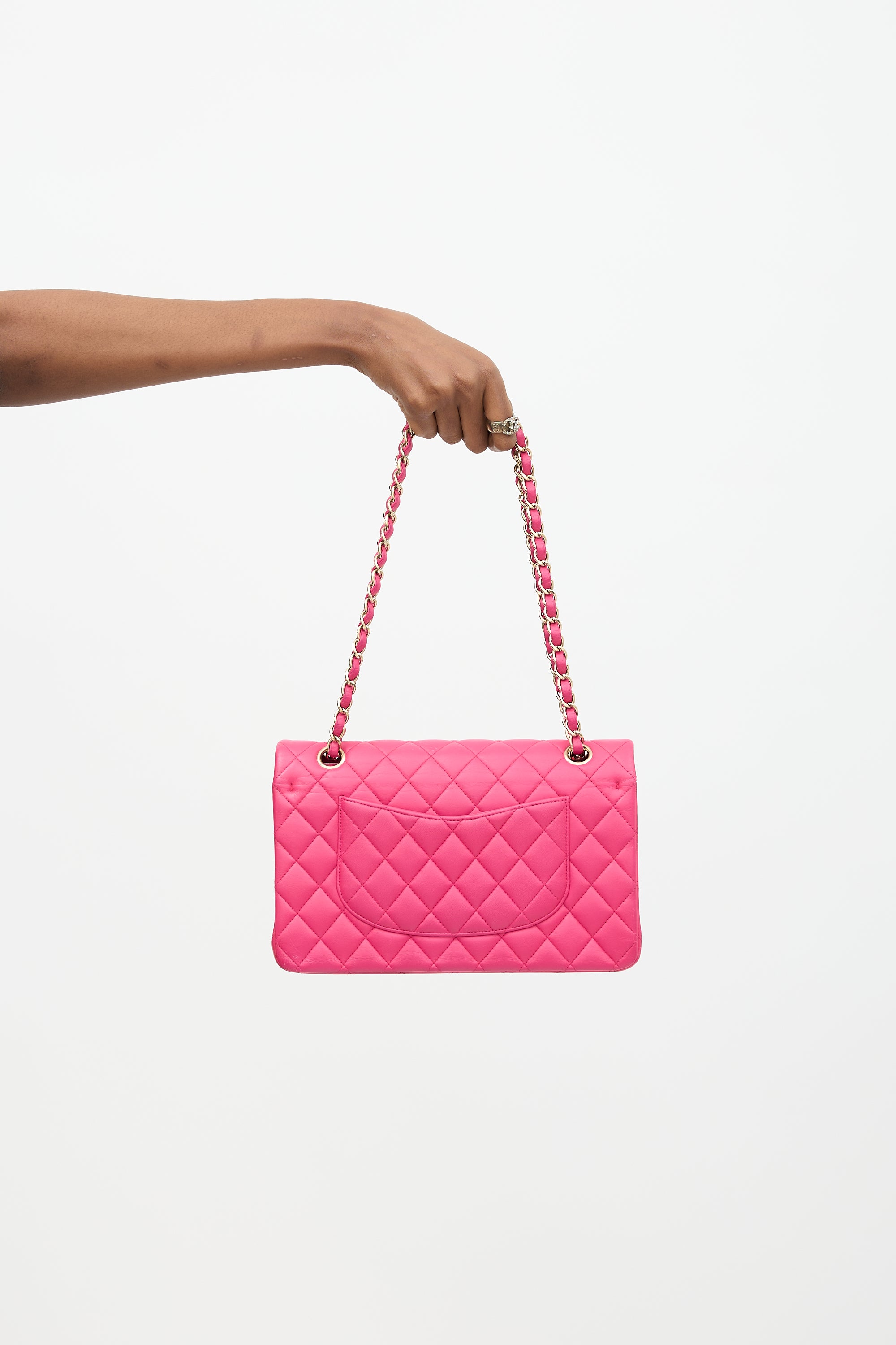 Chanel Leather Medium Double Flap Bag