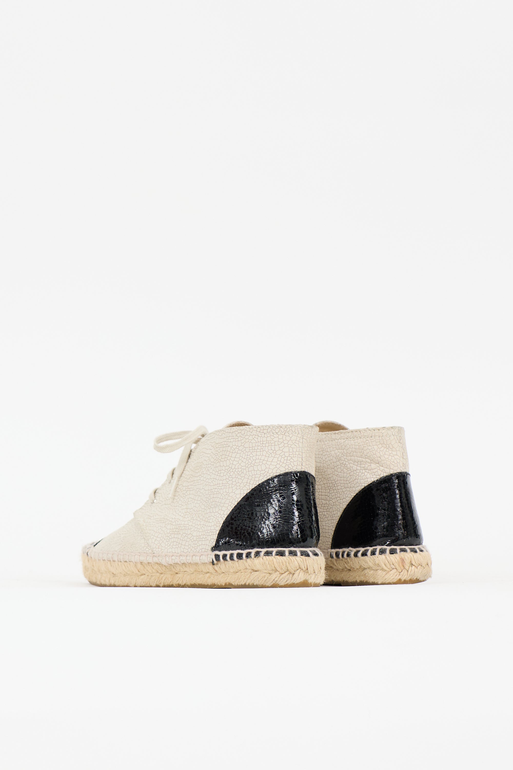 Chanel Leather Espadrille Sneaker