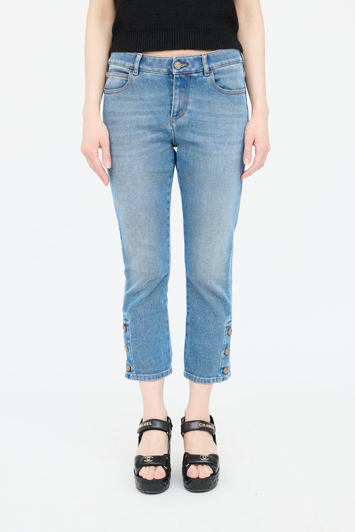 Chanel 2019 Cruise Cropped Jeans
