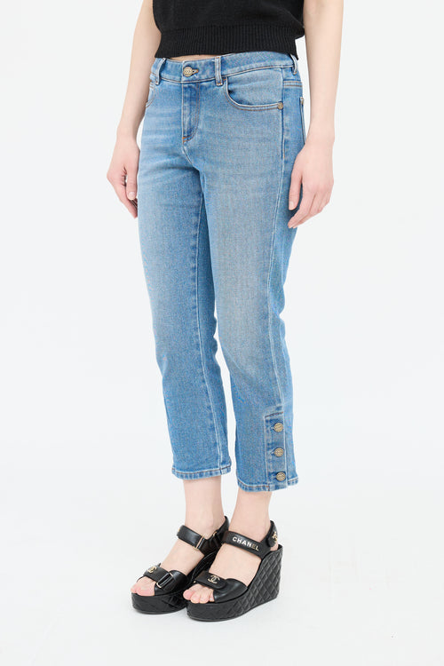 Chanel 2019 Cruise Cropped Jeans