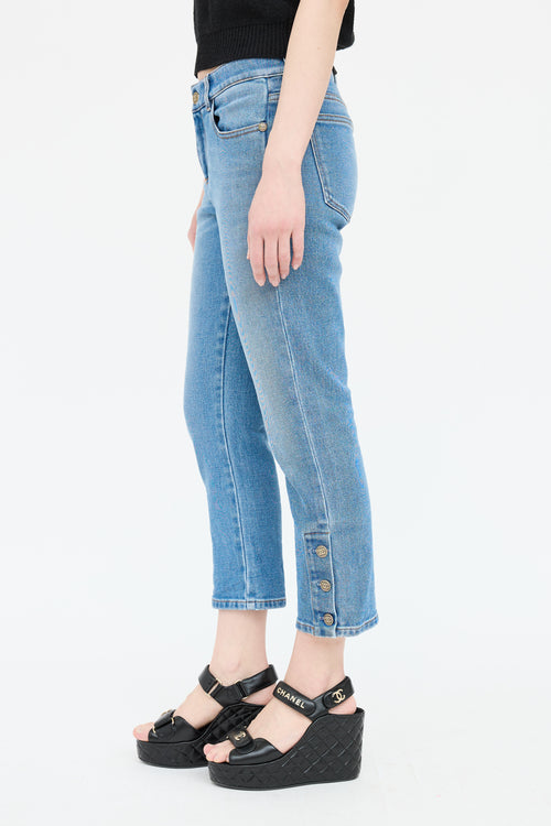 Chanel 2019 Cruise Cropped Jeans