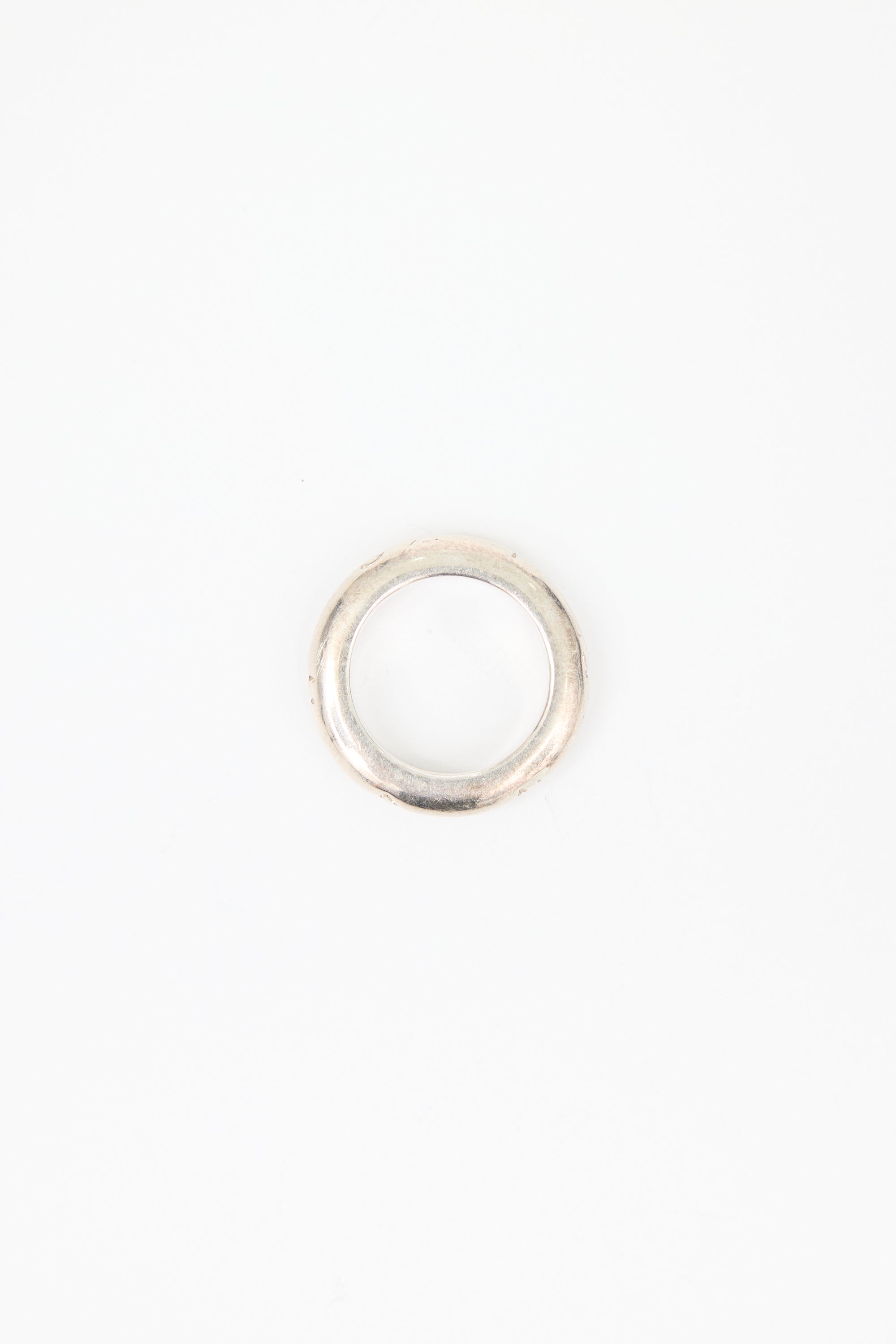 Chanel Sterling Silver Logo Ring