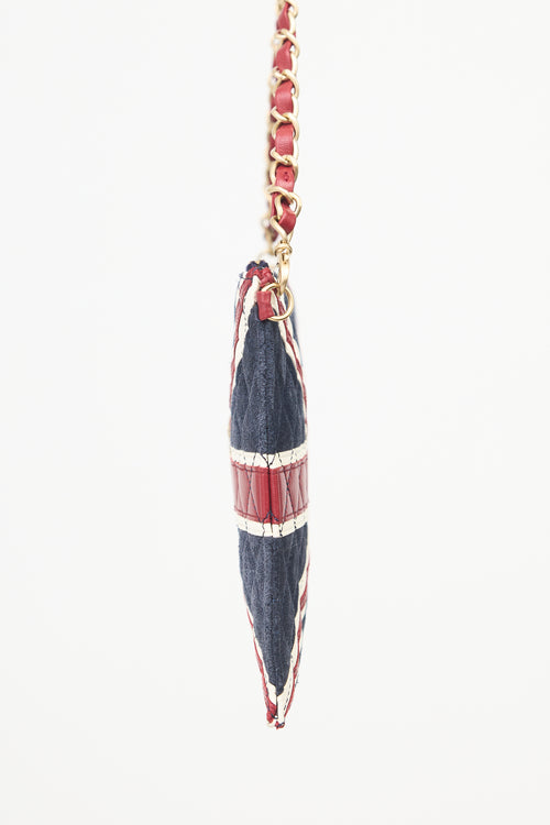 Chanel PF 2008 'London/Paris' Union Jack Clutch