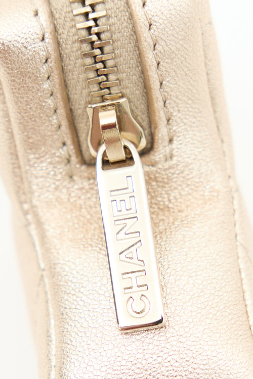 Chanel Metallic Leather Walk Of Fame Star Coin Purse