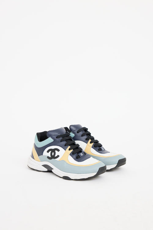Chanel CC Leather Sneakers