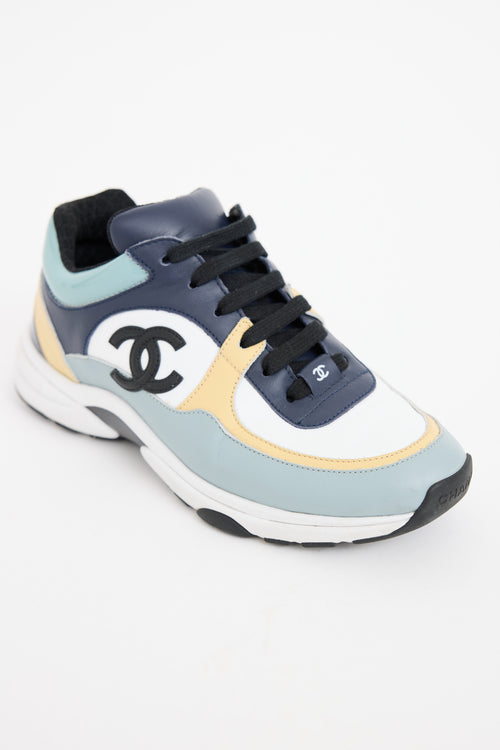 Chanel CC Leather Sneakers