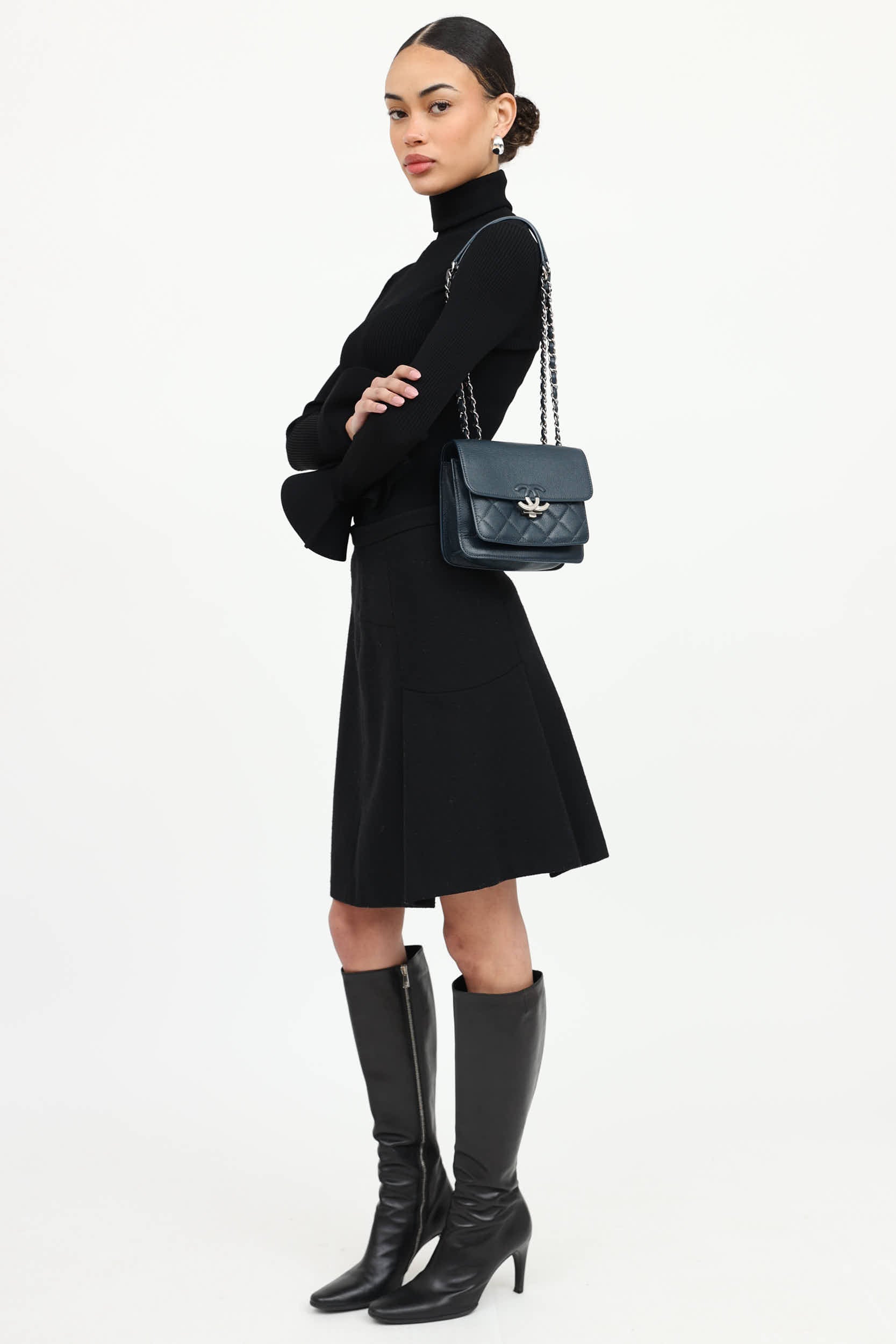 2017 Small Caviar CC Box Flap Bag