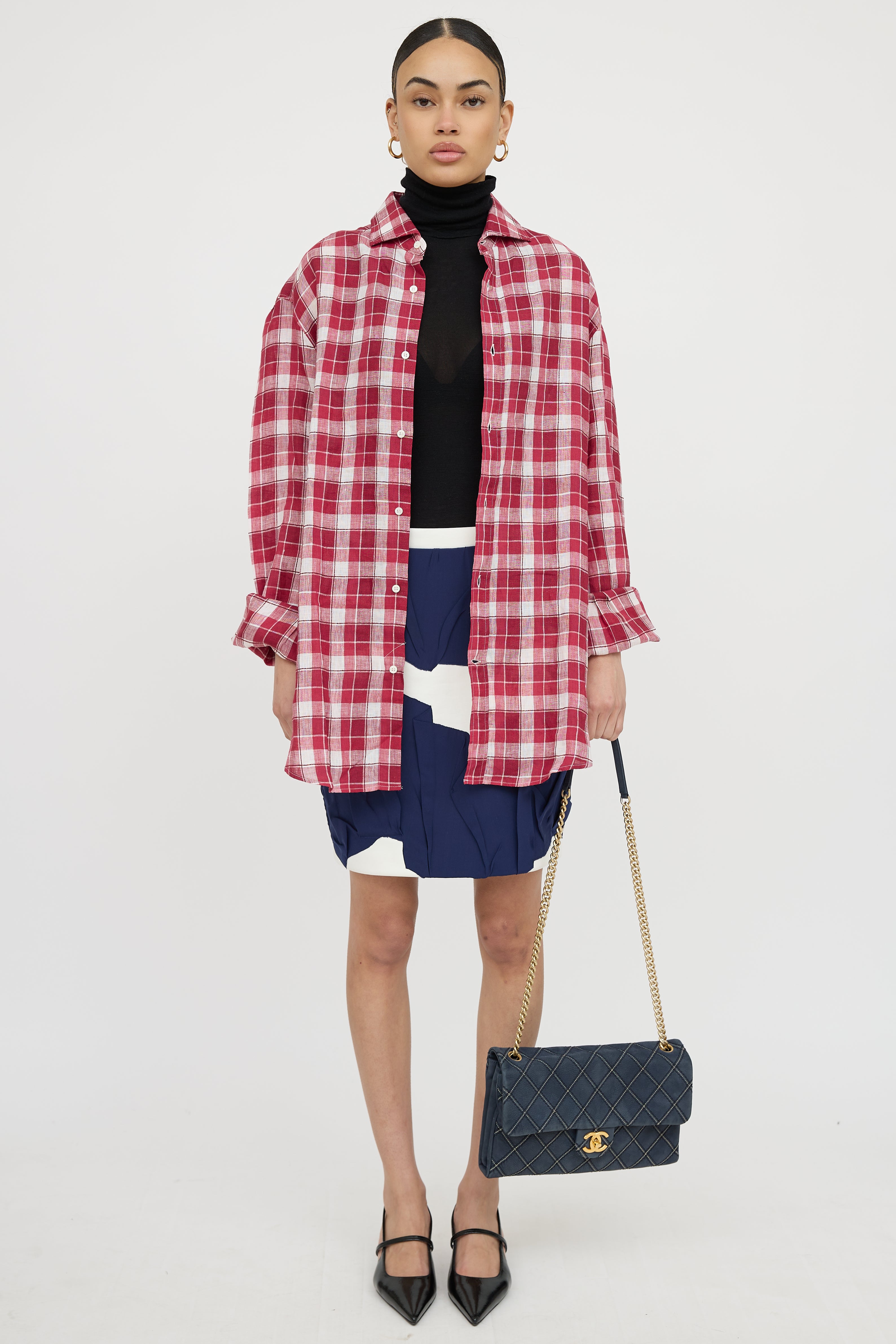 Chanel 2014 Paris Dallas Iridescent Chic Stitch Flap Bag