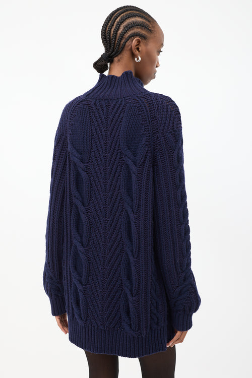 Chanel Pre-Fall 2018 Knit Anchor Sweater Dress