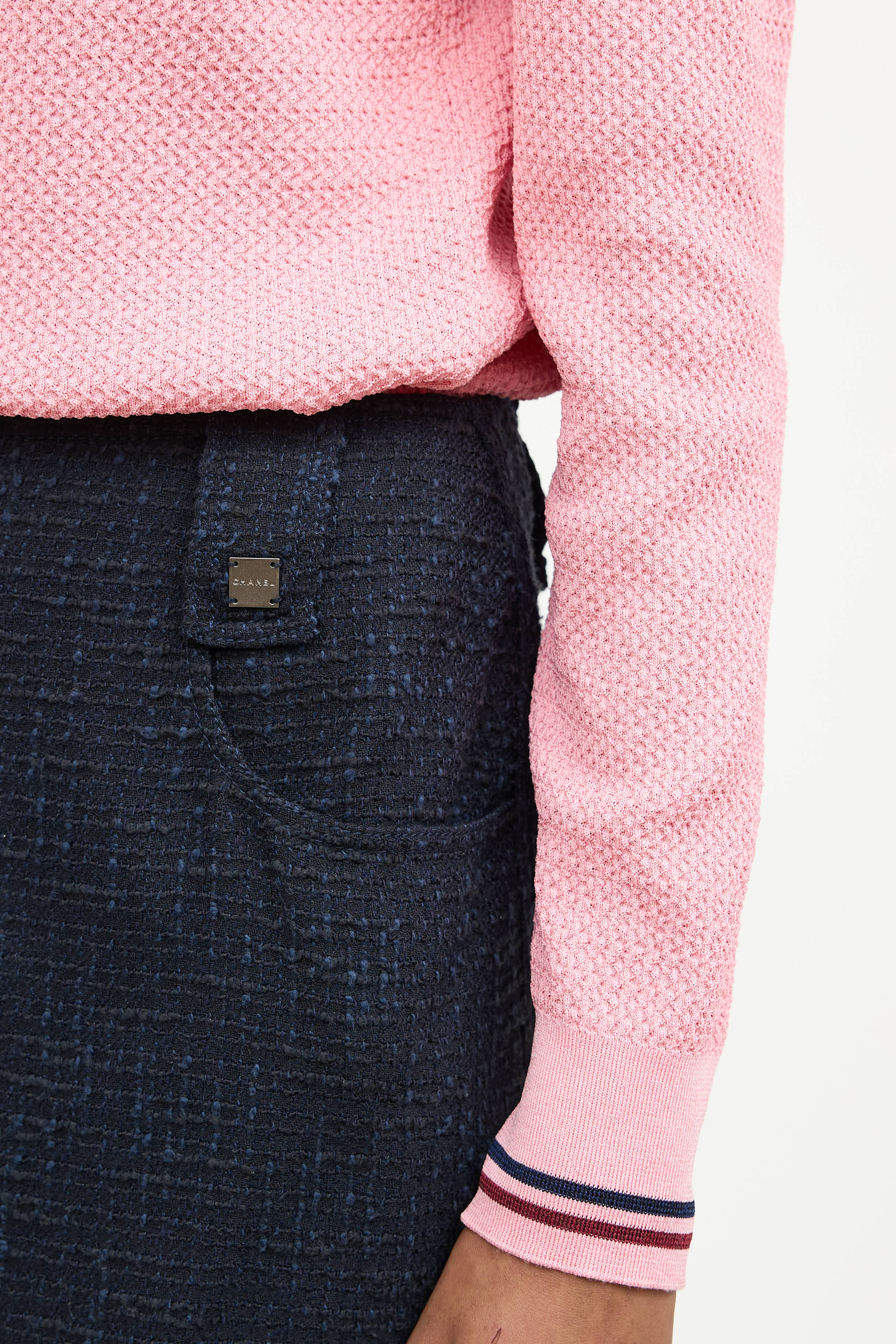 Chanel SS 2001 Tweed Mini Skirt