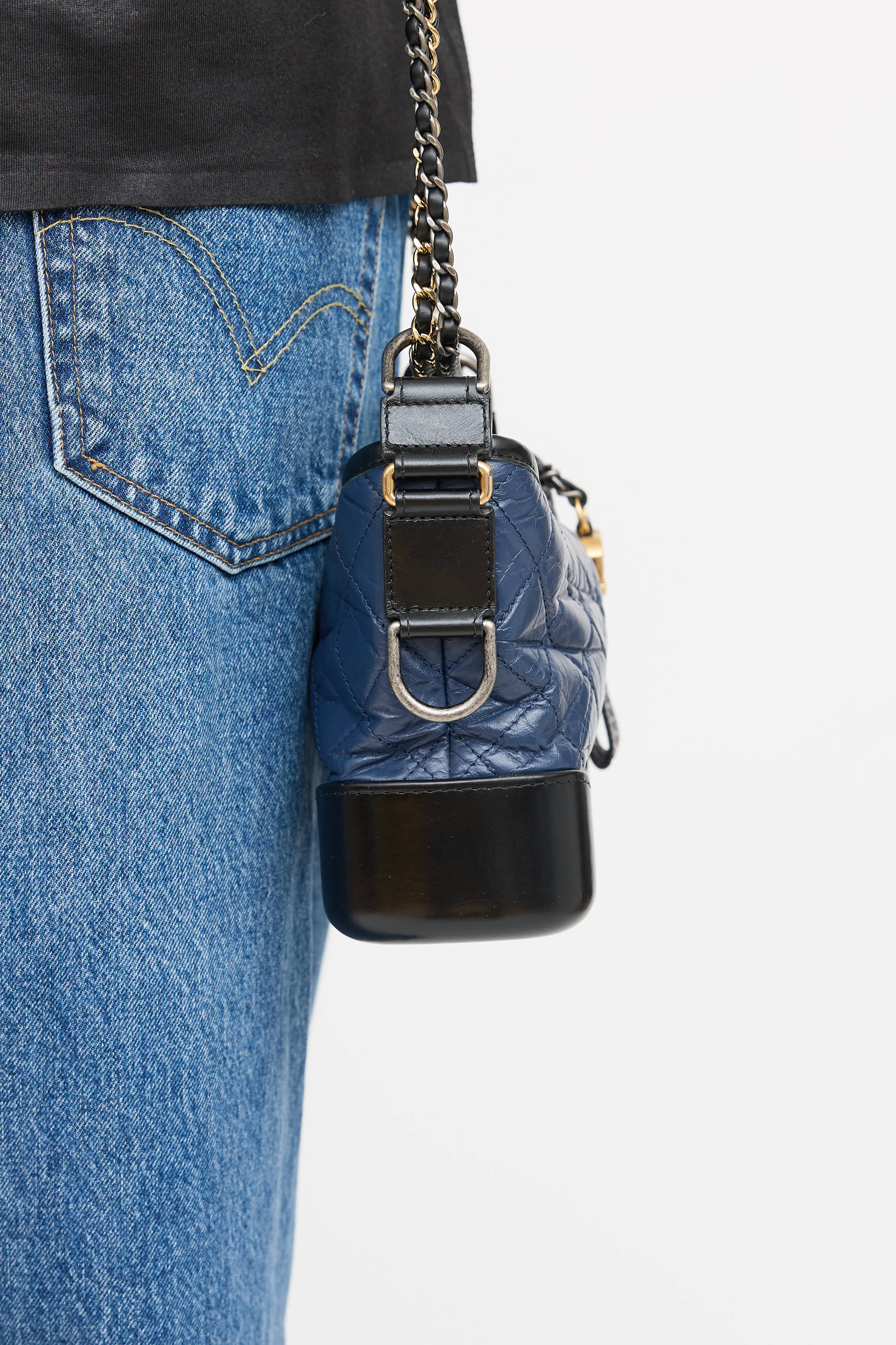 Chanel 2017 Leather Quilted Gabrielle Bag
