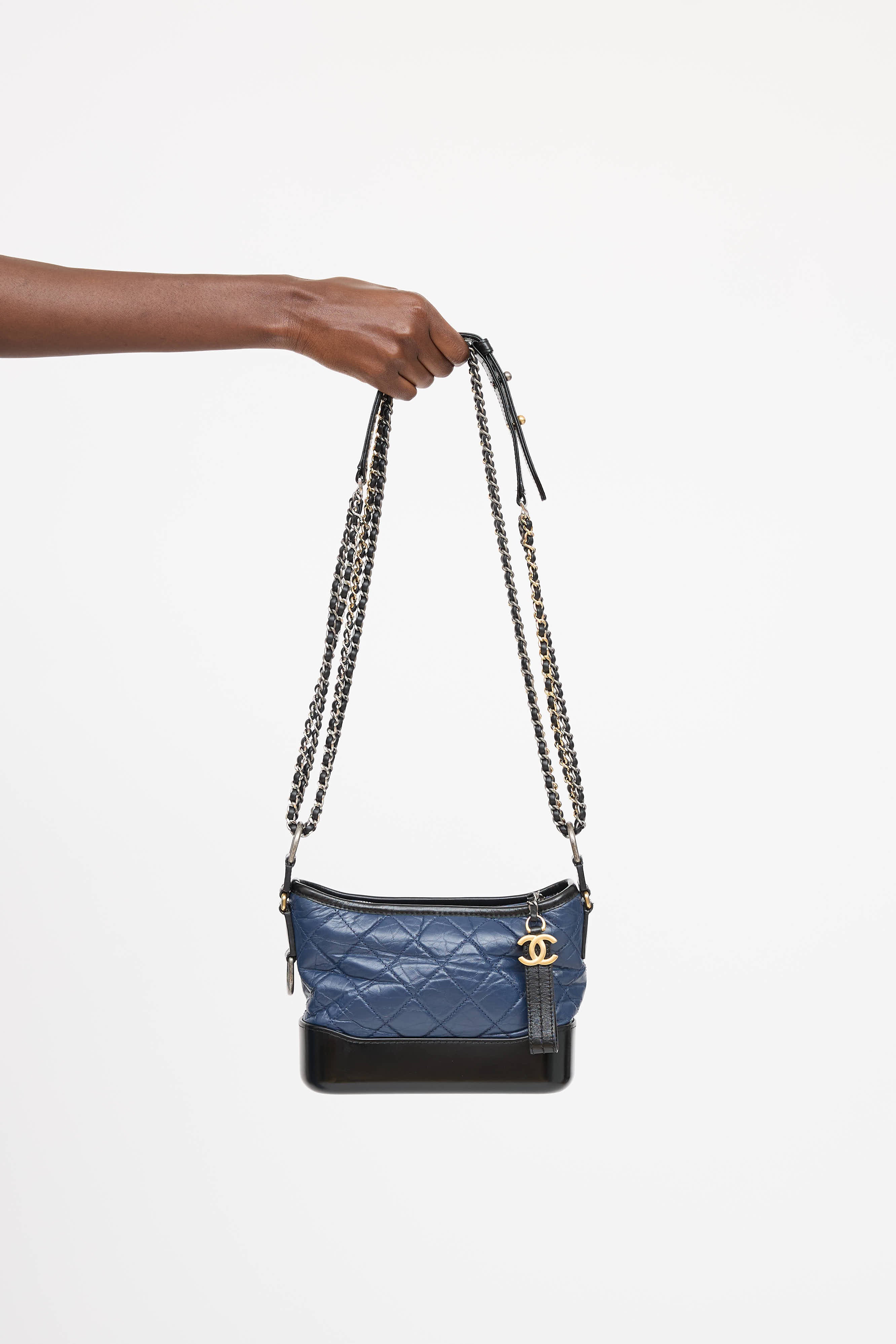 Chanel 2017 Leather Quilted Gabrielle Bag