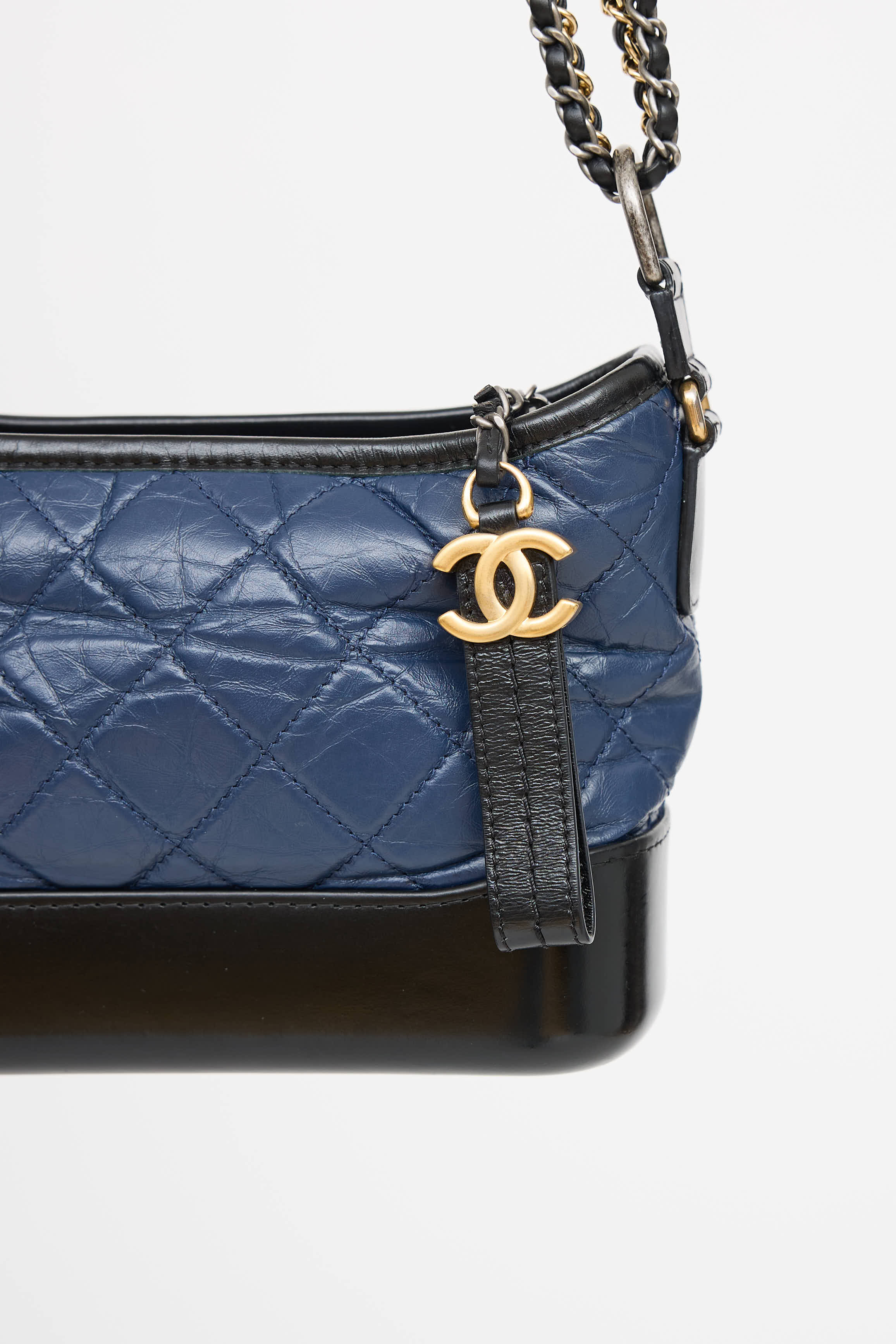 Chanel 2017 Leather Quilted Gabrielle Bag