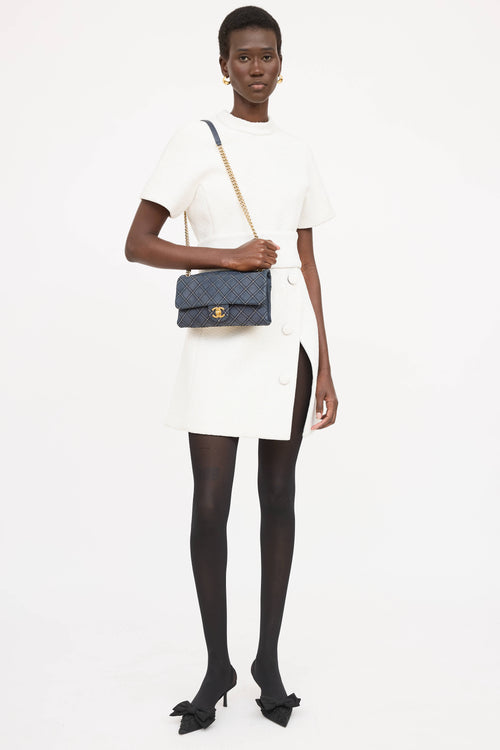 Chanel 2014 Leather Paris Dallas Chic Stitch Bag