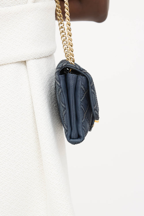 Chanel 2014 Leather Paris Dallas Chic Stitch Bag