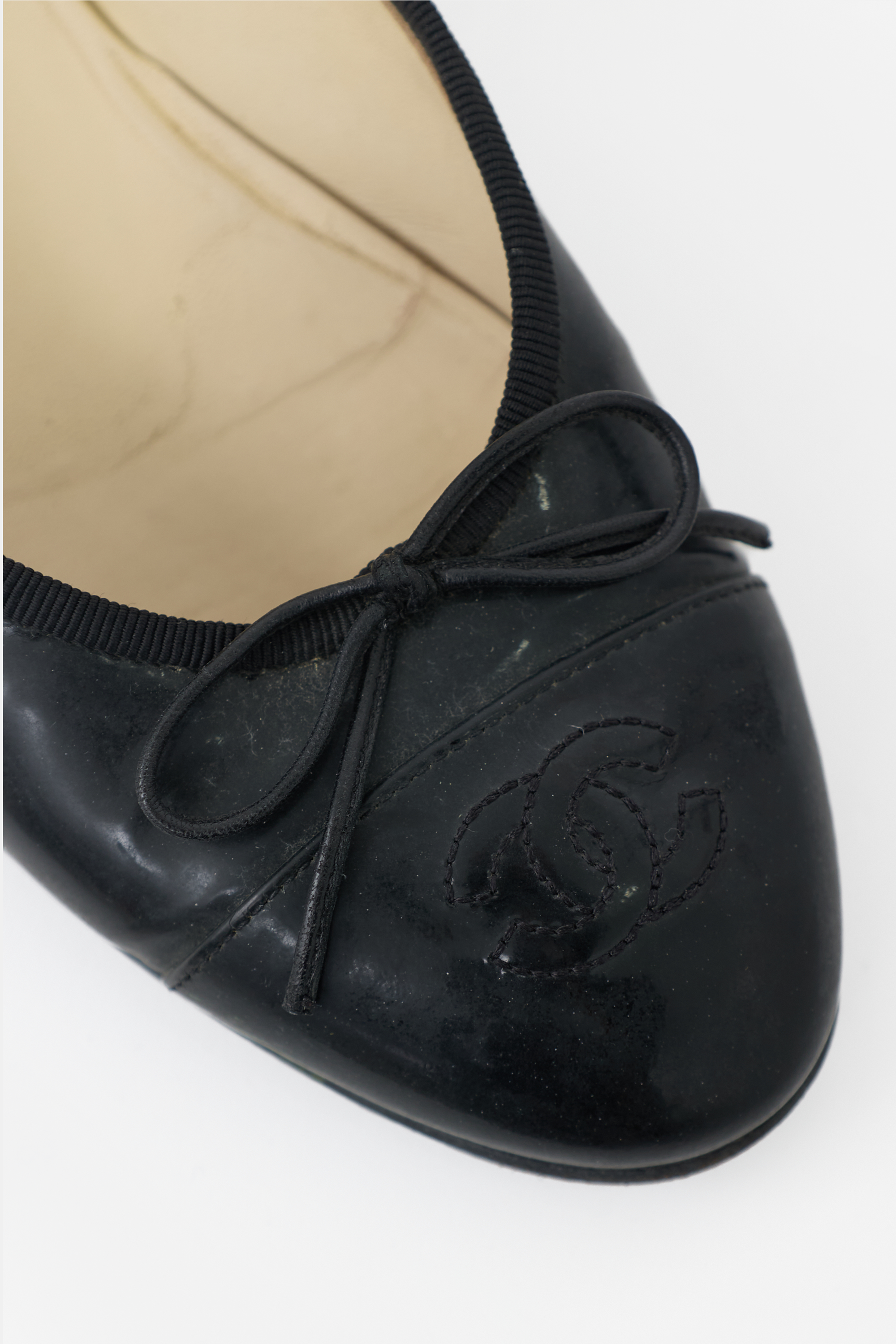 Chanel Patent CC Ballet Flat