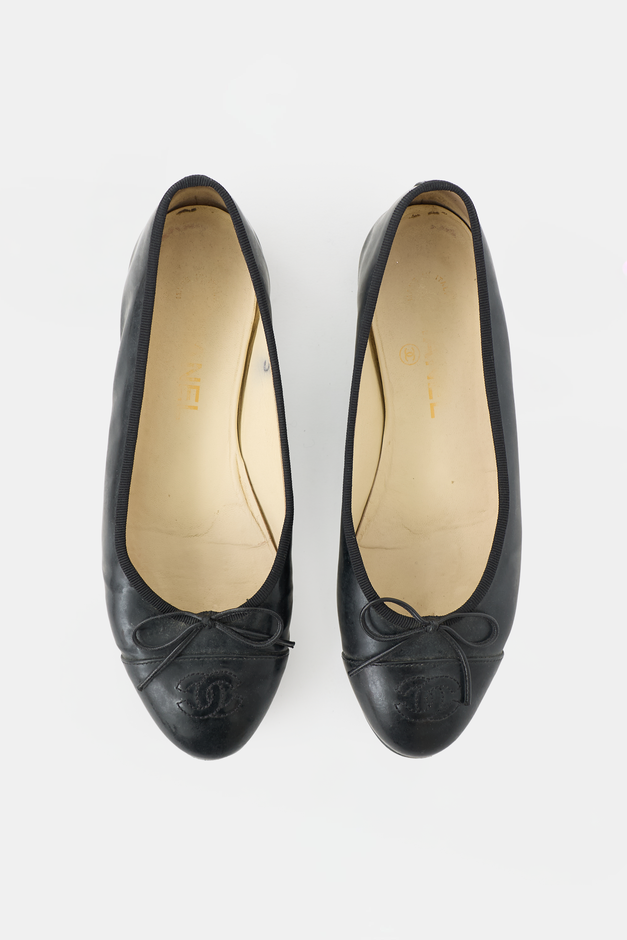Chanel Patent CC Ballet Flat