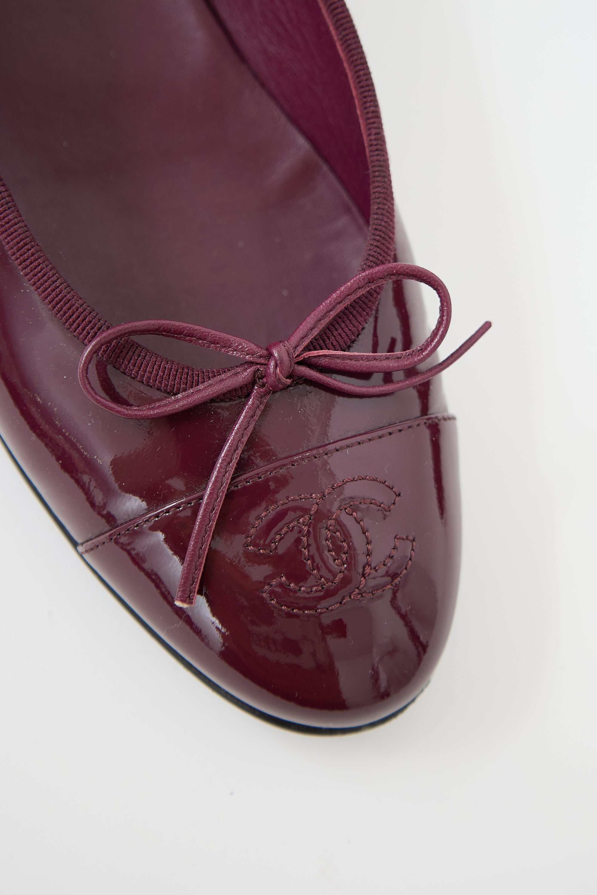 Chanel Patent CC Ballet Flat