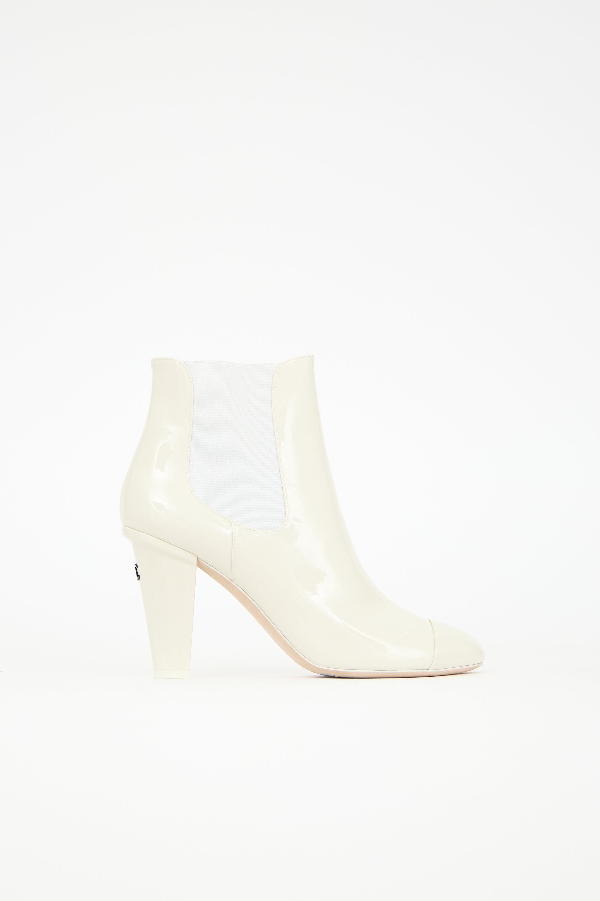 Chanel Patent CC Chelsea Boot