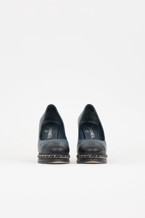 Chanel Spring 2013 Leather CC Pump