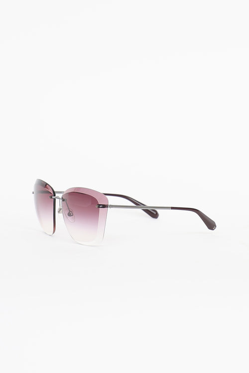  4221 Rimless Sunglasses