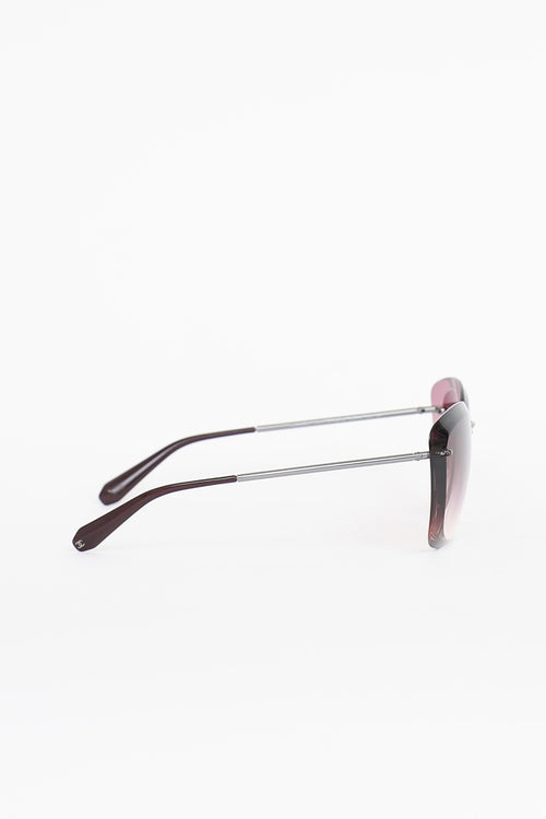  4221 Rimless Sunglasses