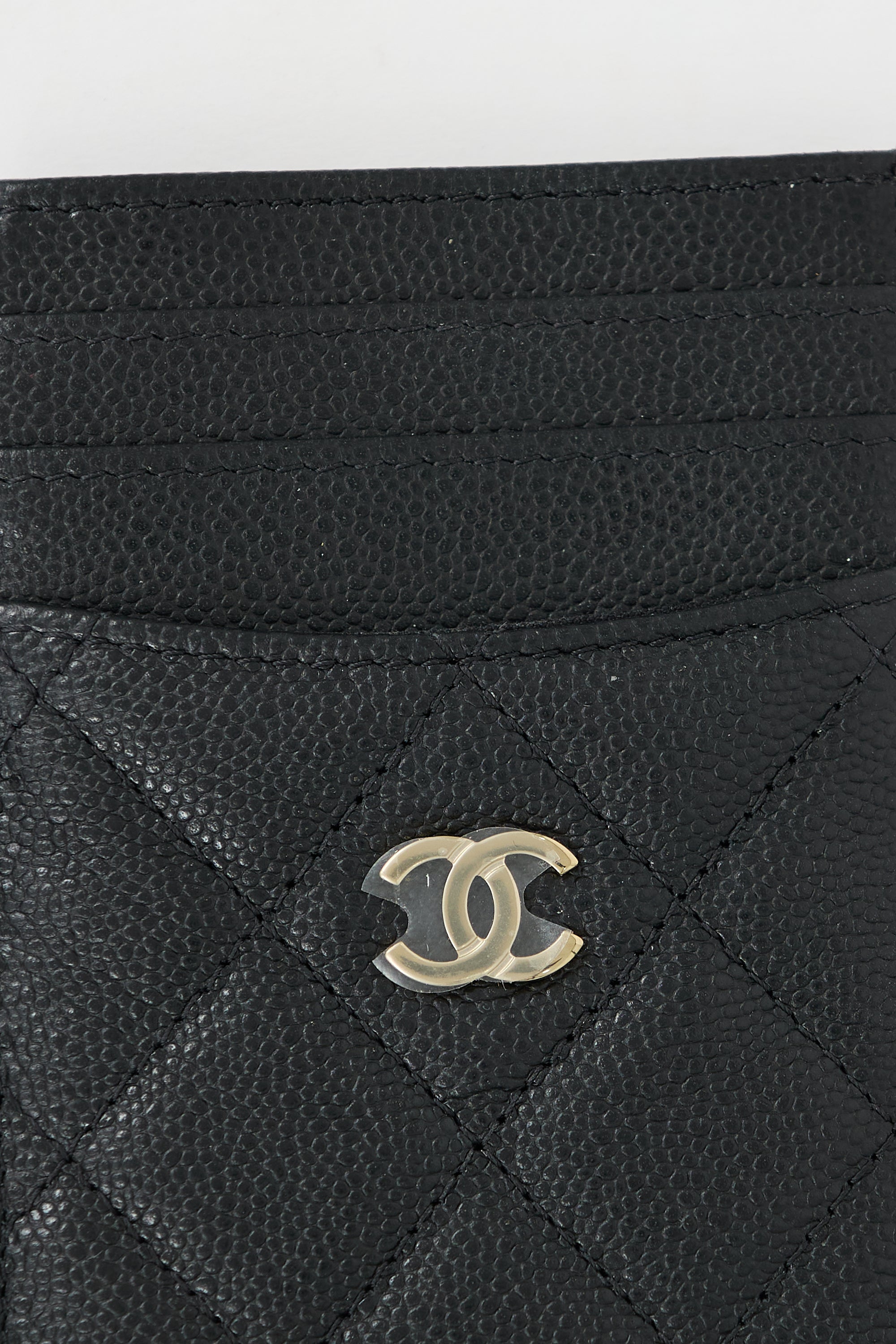Chanel Caviar Leather CC Card Holder