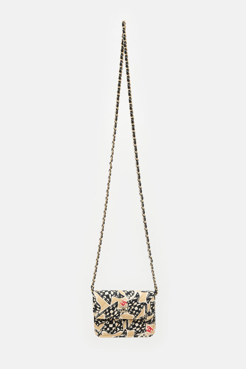 Chanel Quilted Coco Mark Flag Bag