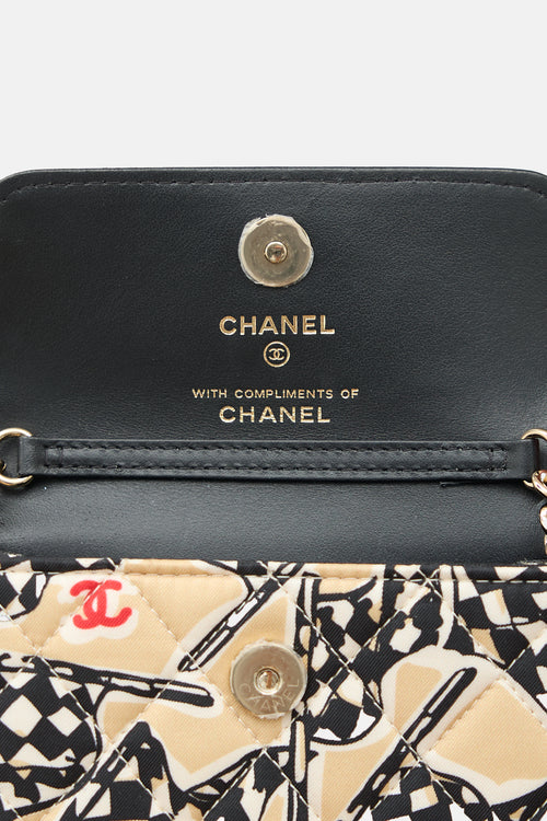 Chanel Quilted Coco Mark Flag Bag
