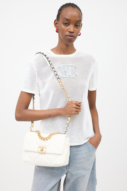Chanel Quilted Leather 19 Flap Shoulder Bag