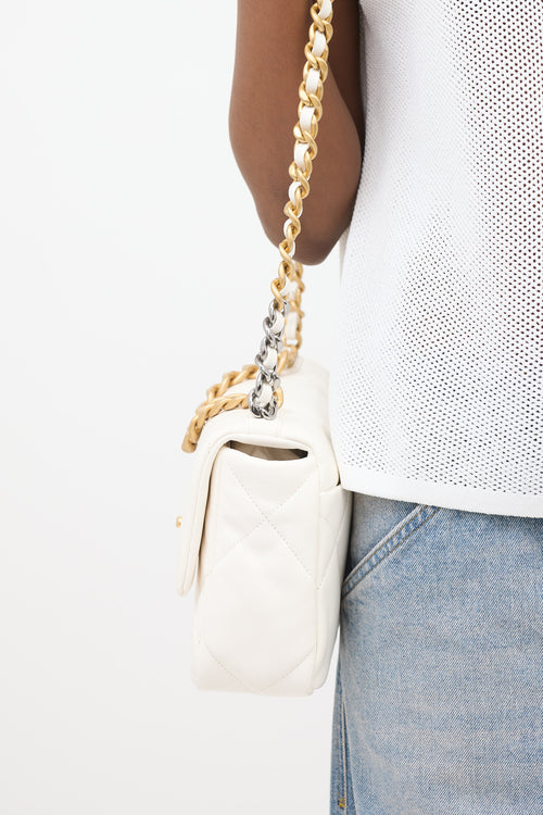 Chanel Quilted Leather 19 Flap Shoulder Bag