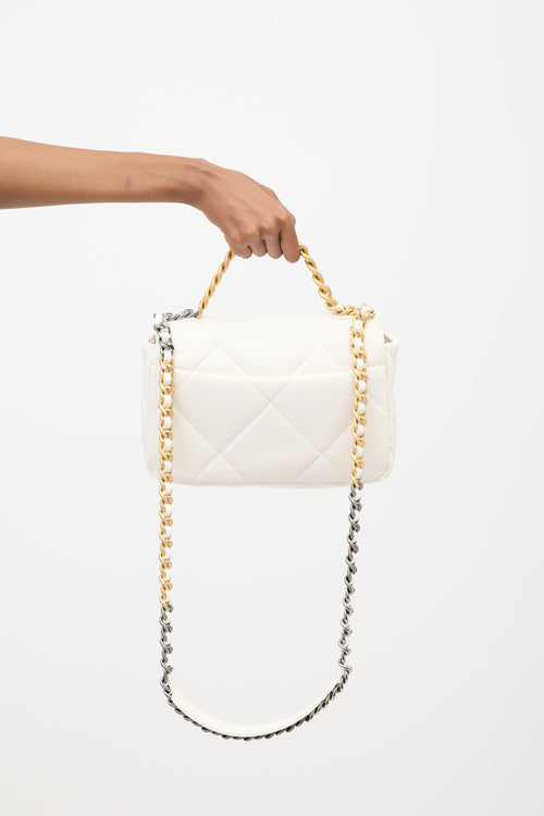 Chanel Quilted Leather 19 Flap Shoulder Bag