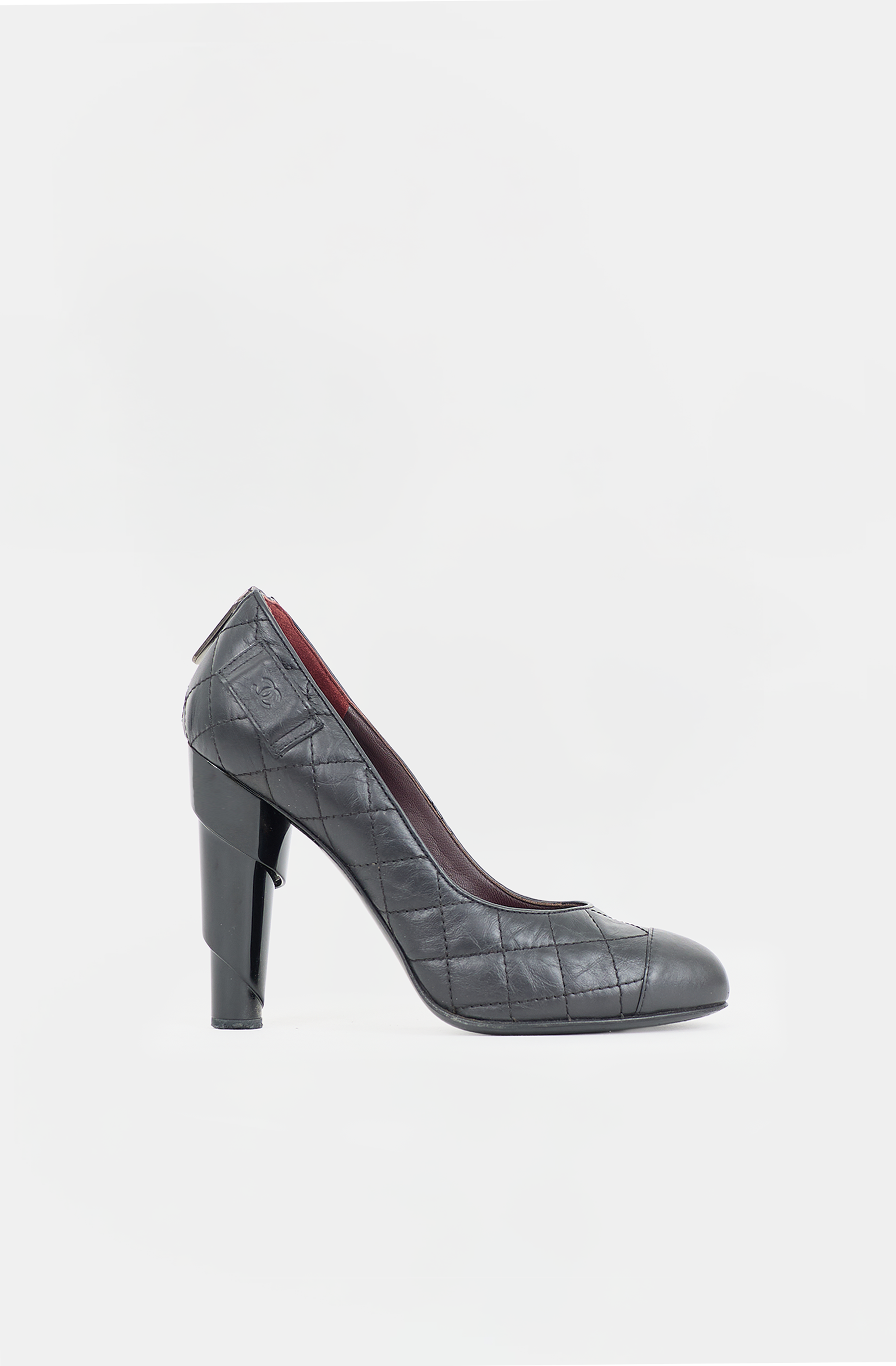 Chanel Quilted Leather CC Pump