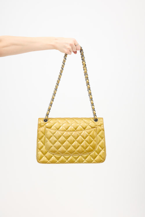 Chanel Quilted Patent Double Flap Bag