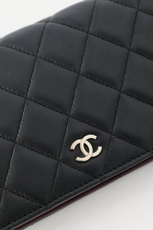 Chanel Quilted Leather CC Bifold Wallet