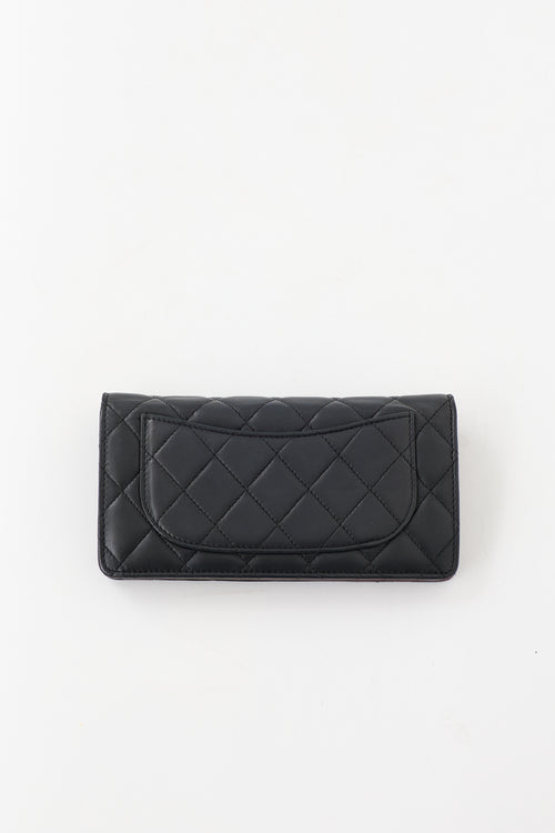 Chanel Quilted Leather CC Bifold Wallet
