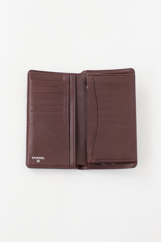Chanel Quilted Leather CC Bifold Wallet