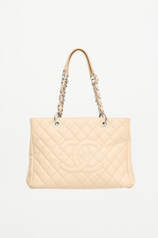 Chanel Quilted Leather Grand Shopping Bag