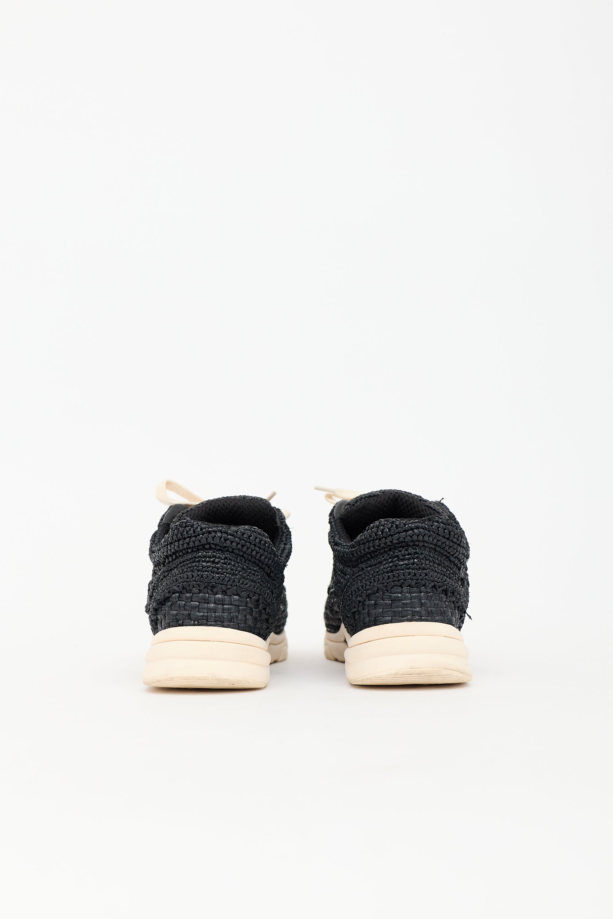 Chanel Raffia CC Sneaker