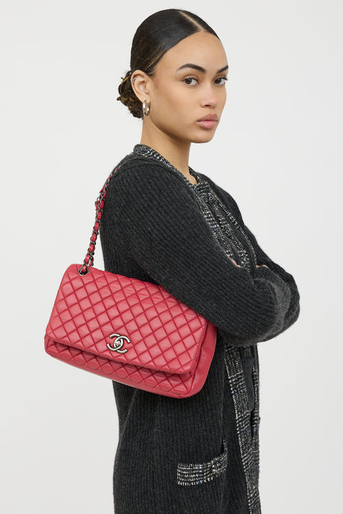 Chanel 2012  Calfskin Bubble Quilted Bag