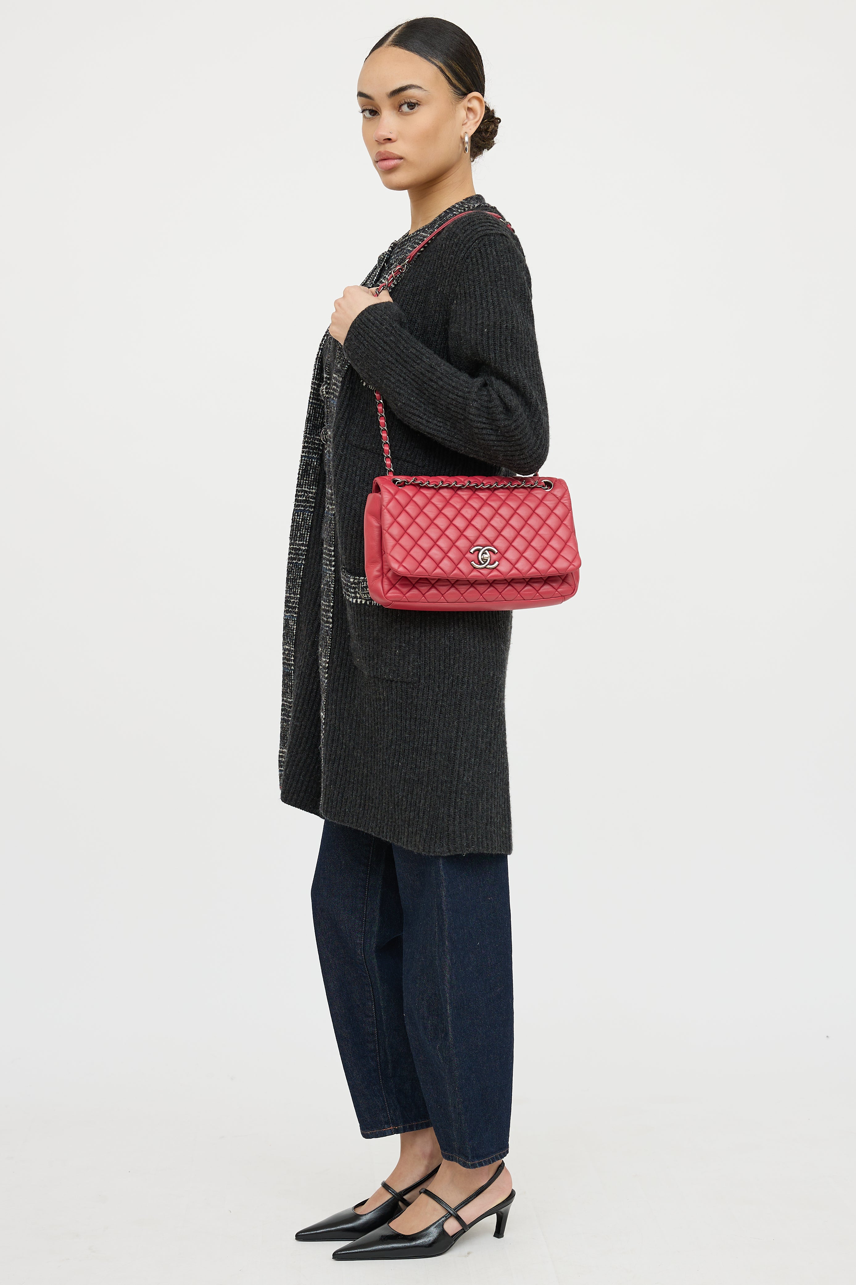 Chanel 2012 Calfskin Bubble Quilted Bag