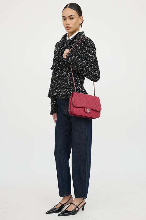 Chanel 2012 Double Stitch Shoulder Bag