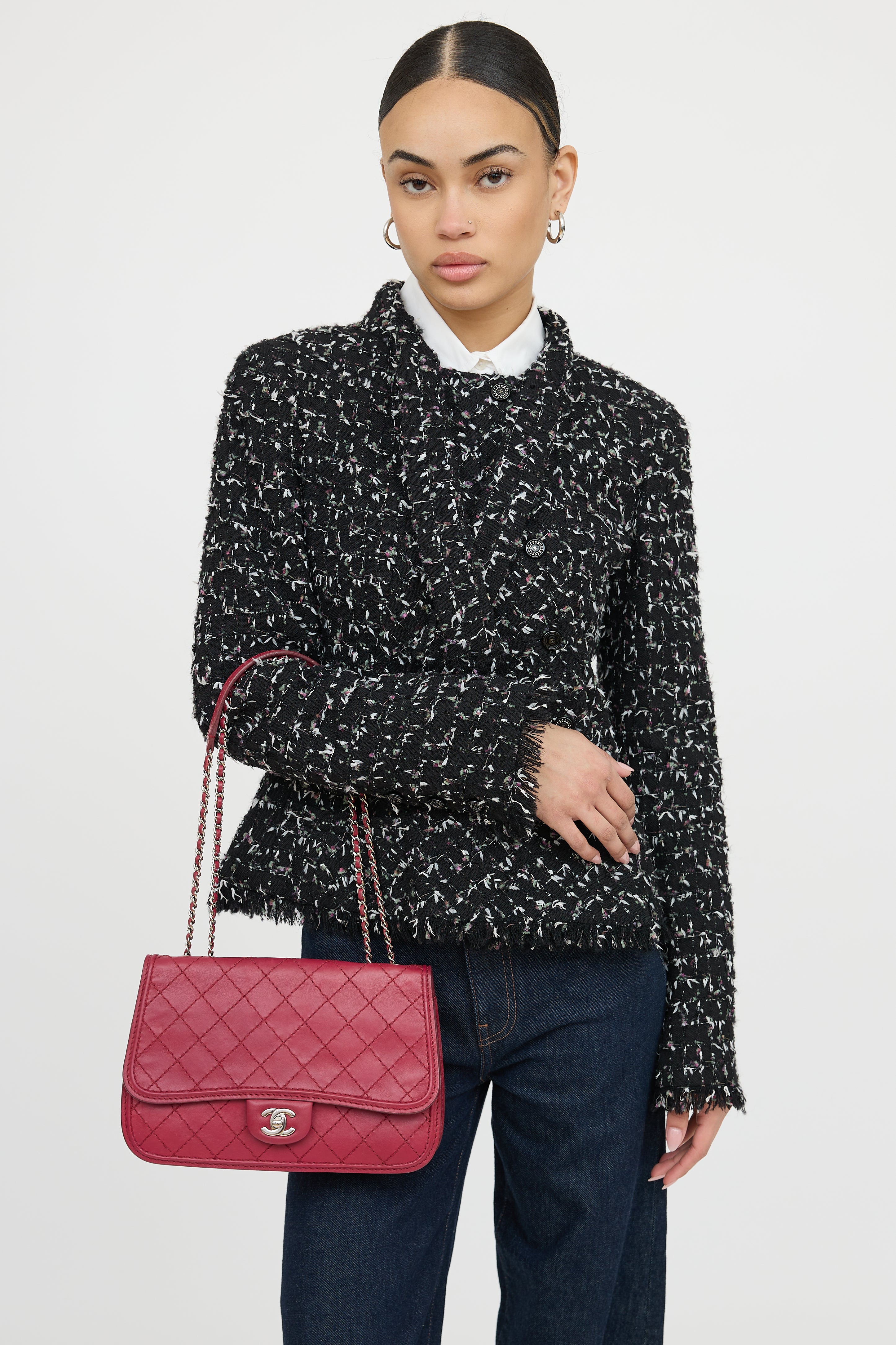 Chanel 2012 Double Stitch Shoulder Bag