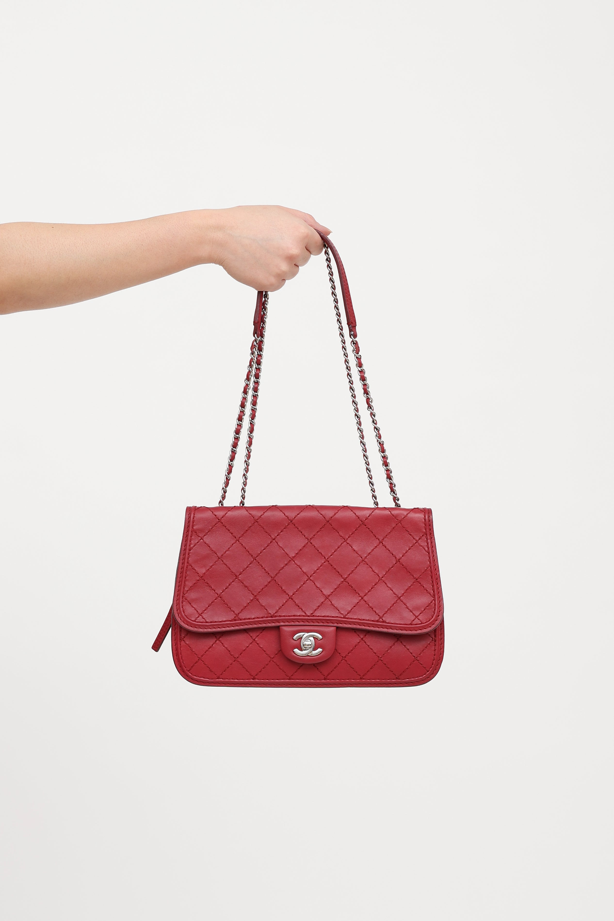 Chanel 2012 Double Stitch Shoulder Bag