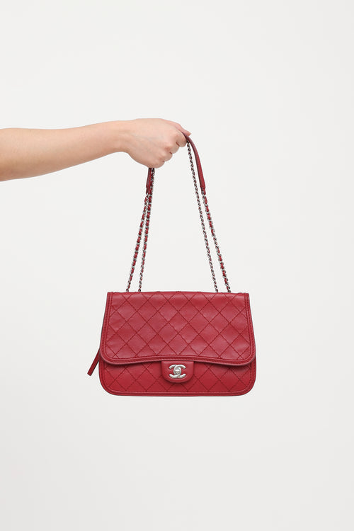 Chanel 2012 Double Stitch Shoulder Bag