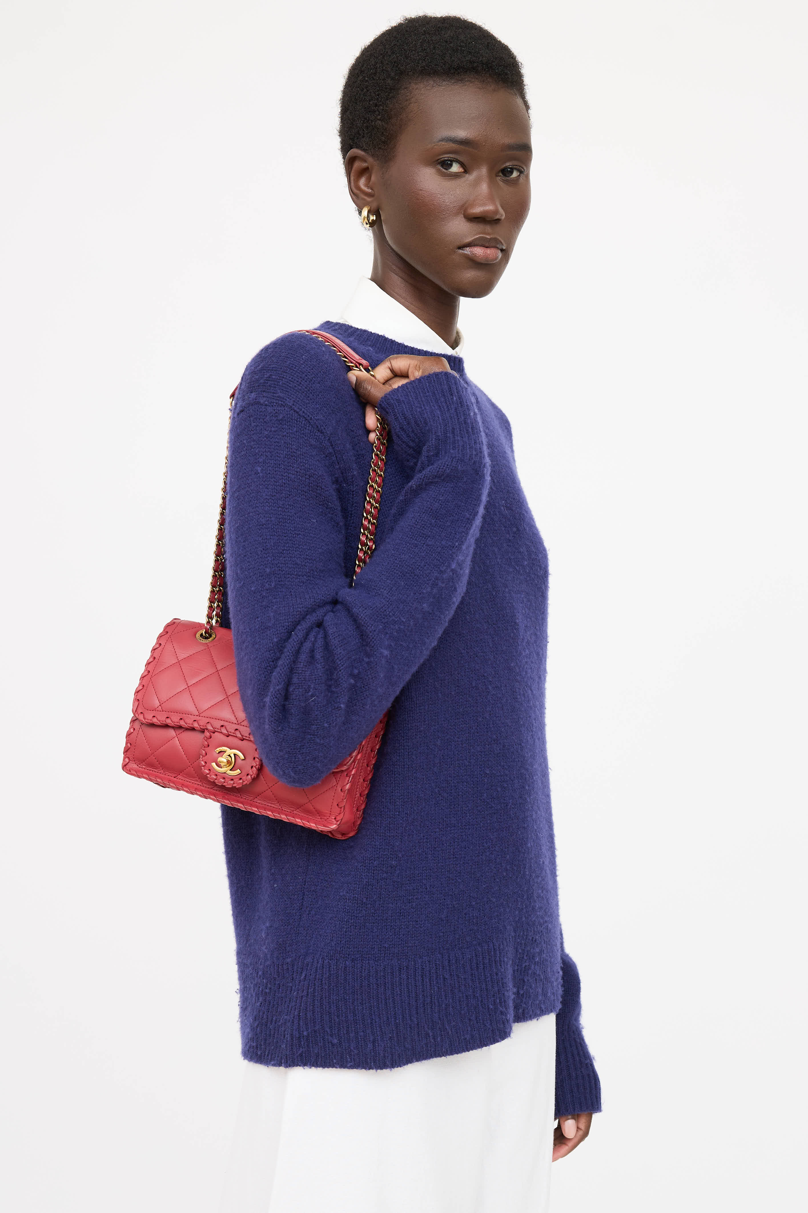 Chanel 2015 Leather Happy Stitch Bag