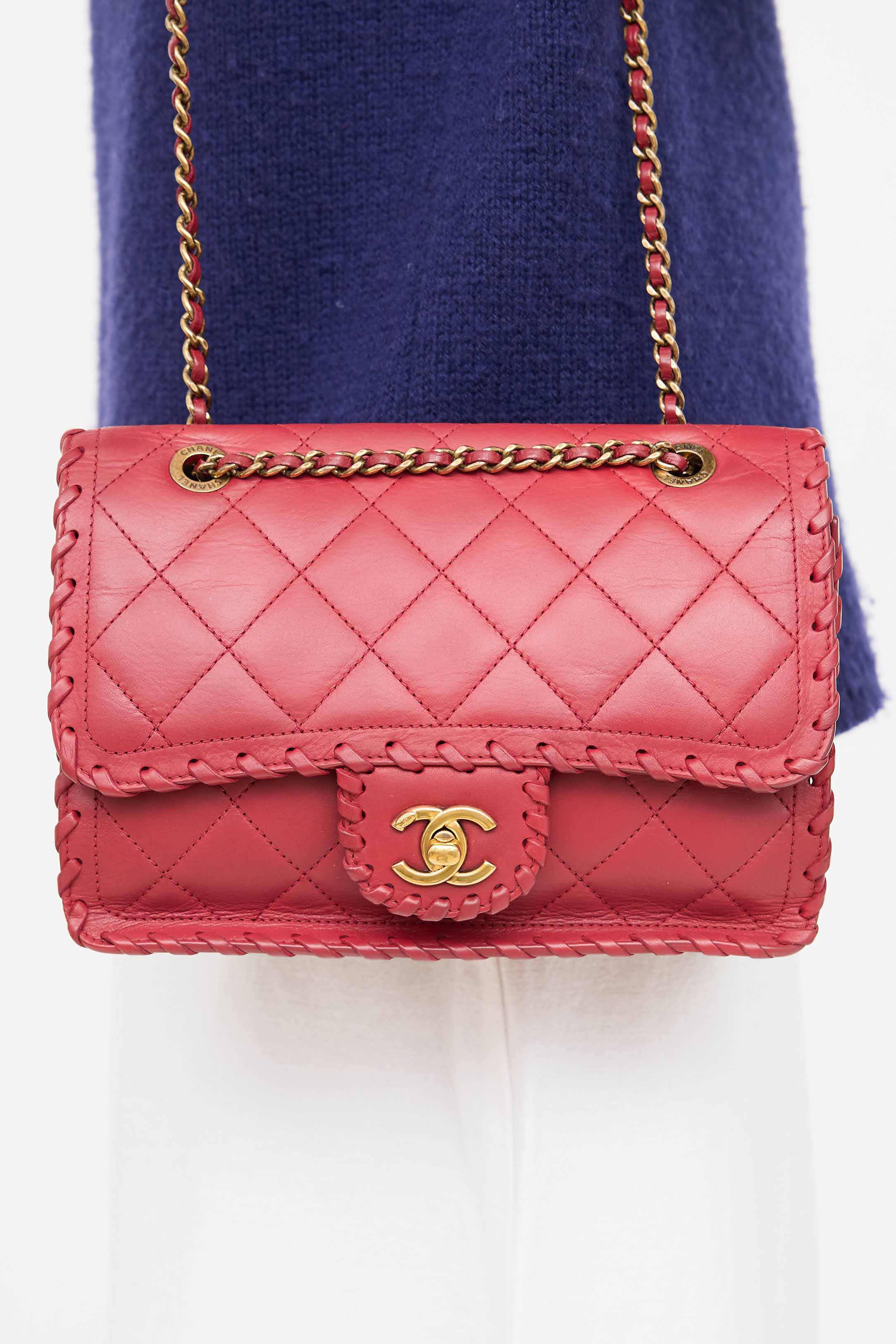 Chanel 2015 Leather Happy Stitch Bag